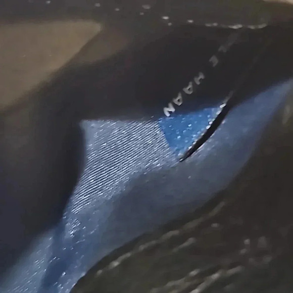 Cole Haan Long Bifold Wallet Black Leather with Croc Trim NWT - Picture 5 of 5